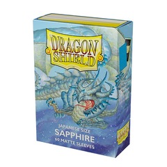 Dragon Shield Sleeves: Japanese Matte Sapphire (Box Of 60)